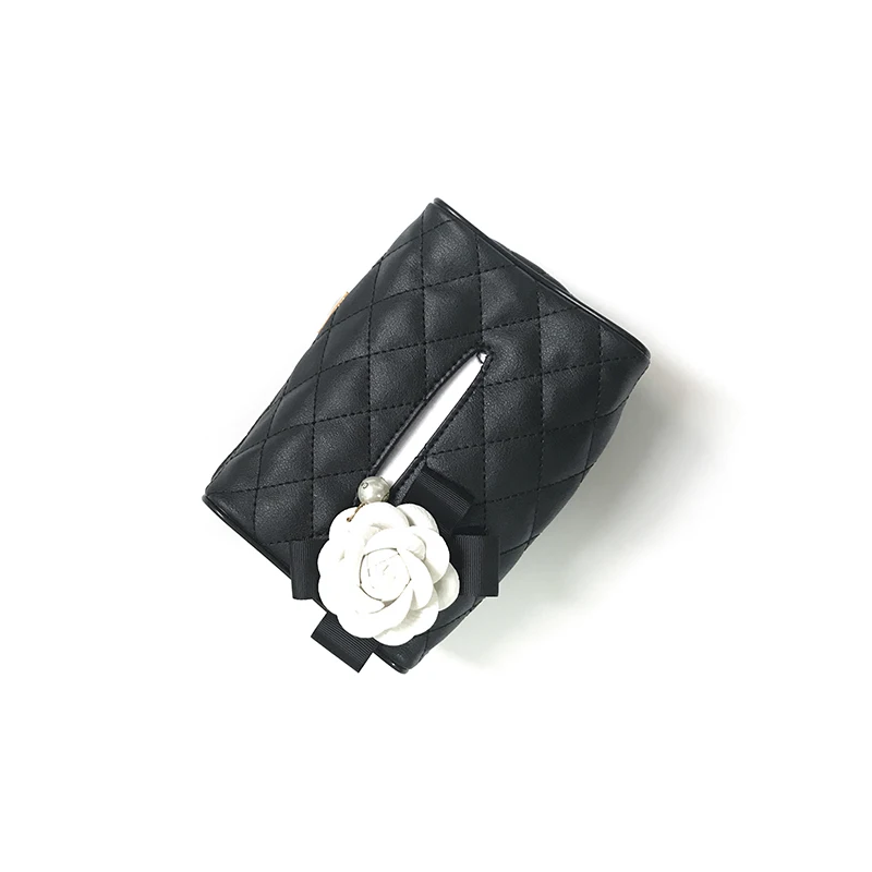 1 шт. жемчужный цветок камелии заднем сиденье автомобиля подвесная коробка из