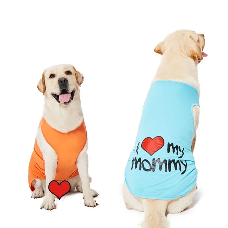 

Large Dog Summer Vest for Big Dogs Clothes Pet Outfit Husky Labrador Corgi Samoyed Golden Retriever Clothing Costume Appeal