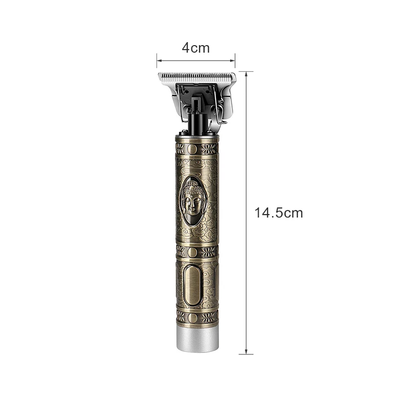 Kemei батарея машинка для стрижки волос Триммер головка Будды лезвие из