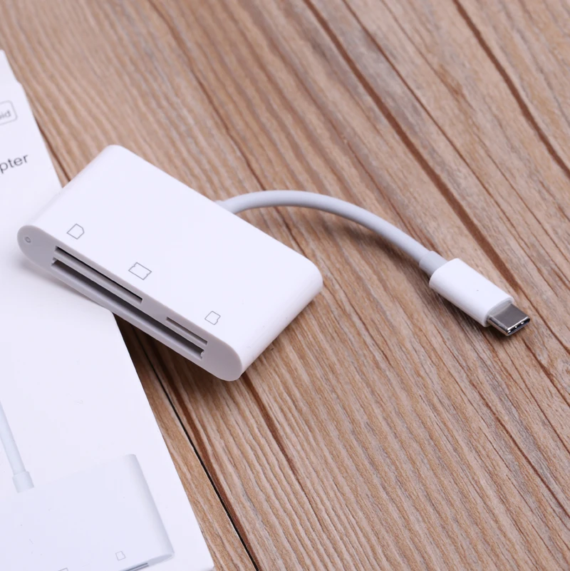 USB 3 1 Тип C кард-ридер USB-C TF/CF/SD/USB OTG адаптер для Xiaomi samsing Huawei iPad Pro Macbook телефона Android |