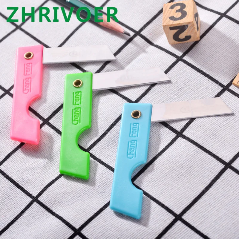 Цветной пластиковый школьный карандаш нож для заточки художественный ручная