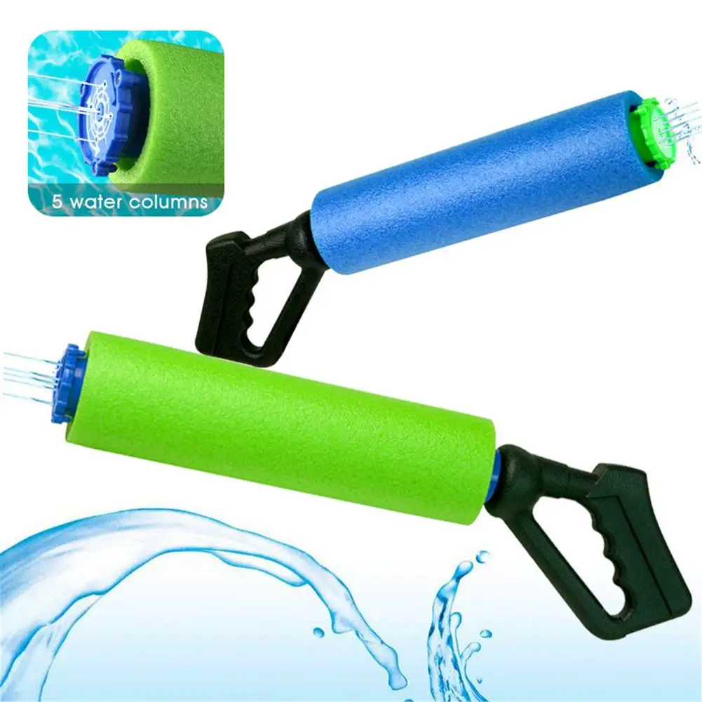 

5 Holes Kids Water Gun Pull-type Pool Party Water Gun Toys Summer Water Fighting Play Spray Pistol Toys For Kids Adult