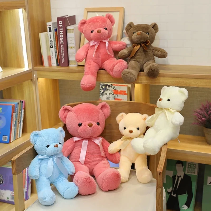 

12inch Teddy Bear Small Doll Plush Toy Hug Little Bear doll Animal Stuffed Toys Wedding Party Girl Birthday Present Home Decor