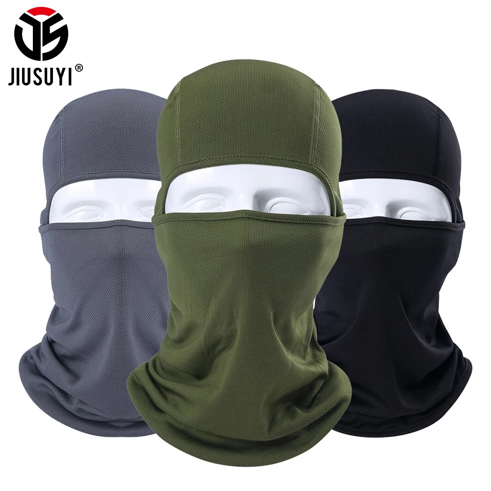 Pasamontañas sombrero para tácticas de Paintball gorras Airsoft del ejército gorro transpirable cara completa bicicleta casco militar gorros mujer hombre|mask bicycle|balaclava tacticalfull face