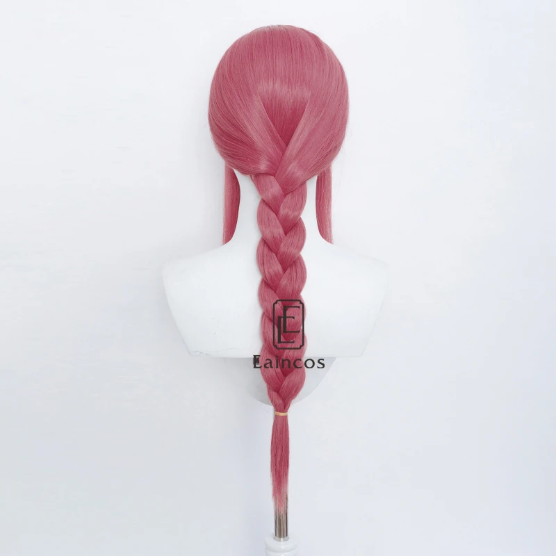 Аниме бензопила человек макима Косплей Хэллоуин парик 70 см Длинные розовые