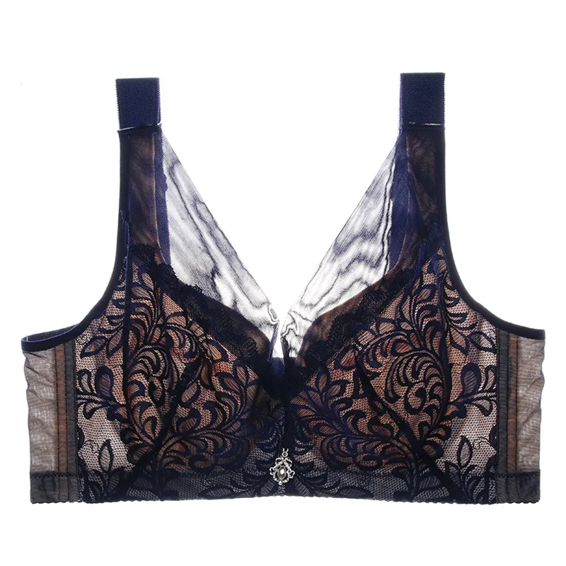 Полный охват Женский Большой бюстгальтер из сетчатого кружева минимайзер жилет