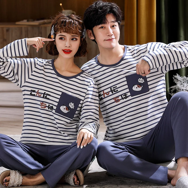 Повседневный пуловер из 6535 хлопка брюки с длинным рукавом пижама для мальчиков и