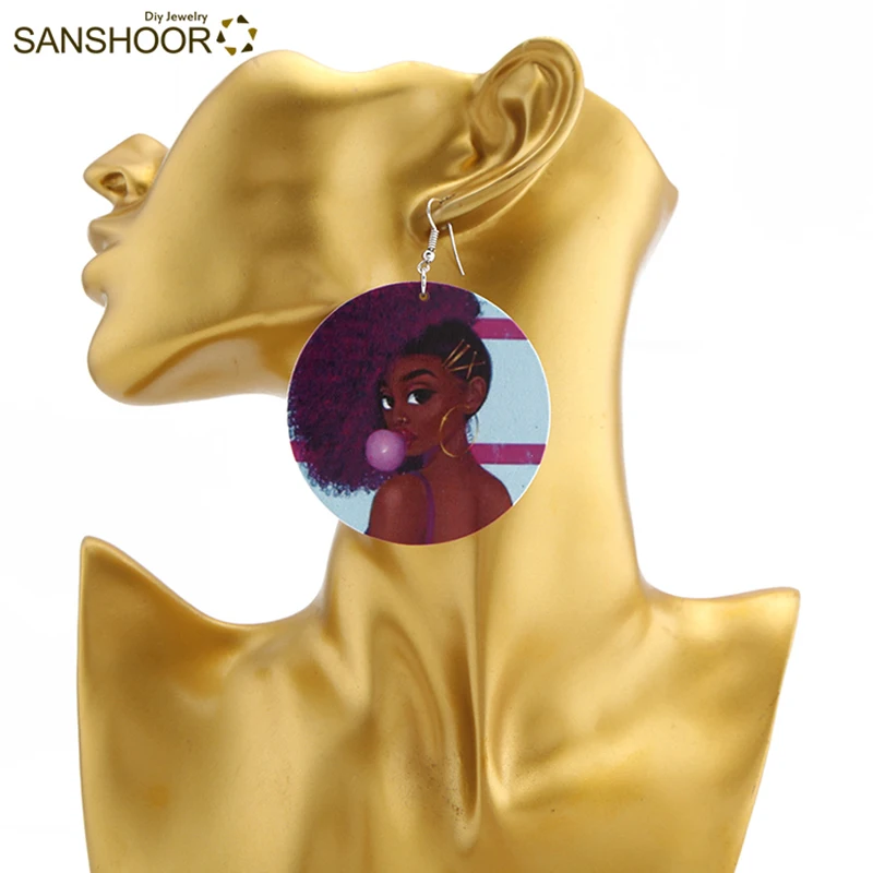 SANSHOOR Новое поступление африканские натуральные волосы Yong леди жевательная