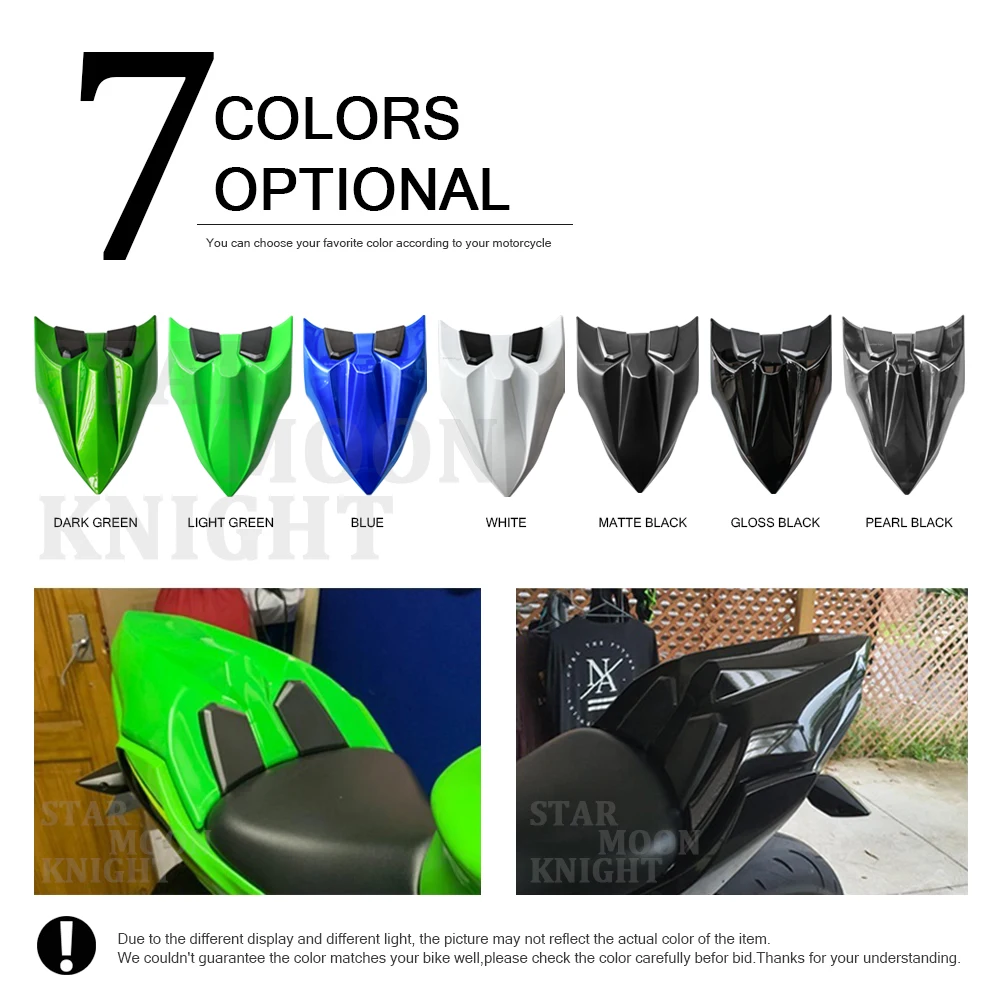 Чехол на заднее сиденье для Kawasaki Ninja650 Z650 пассажирское жесткое соло капот Faring Ninja