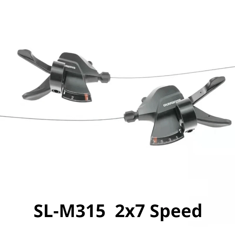 SL-M315 2X7S Altus SL-M310 M315 Bike shifter lever 3x7 3x8 2x7 2x8 Speed 21S 24S Shifter Trigger Set Rapid Fire Plus W/Shifter Cable M315 - Цвет: SL-M315 2X7S