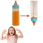 Бутылочка с жидкостью для кормления кукол, необычная новая игрушка, молочный подарок для детей, аксессуары для кормления H5L3
