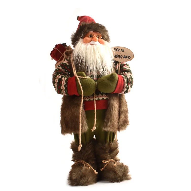 

Electric Santa Claus Dancing Decoration Model 30cm/45cm/60cm/90cm Christmas Decorations Doll Christmas atmosphere