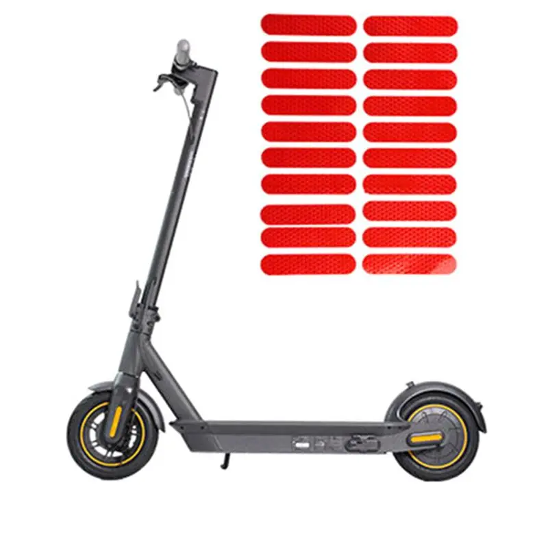 20 шт./компл. колеса тела Светоотражающая Защитная Наклейка для M365 электрический