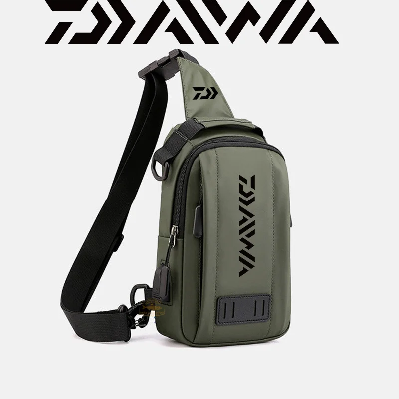 

2021 Daiwa Рыбалка одна модная спортивная сумка через плечо для улицы путешествия рыбалки диагональный пакет Повседневный Рюкзак
