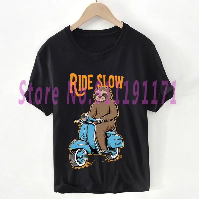 

I'm not Lazy Cute Sloth t shirt Unisex Fashion Casual Coffee Tees Cartoon graphic Tops 100% Cotton clothes Pluse Size female/Man