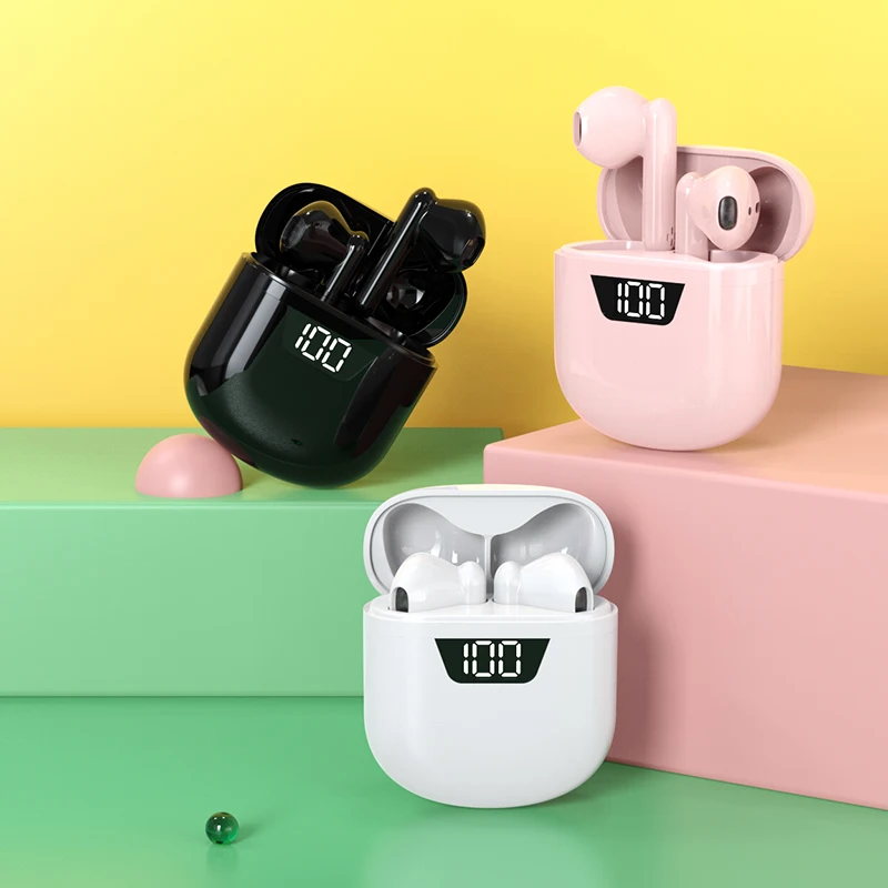 Беспроводные TWS наушники Bluetooth с микрофоном сенсорное управление зарядный чехол