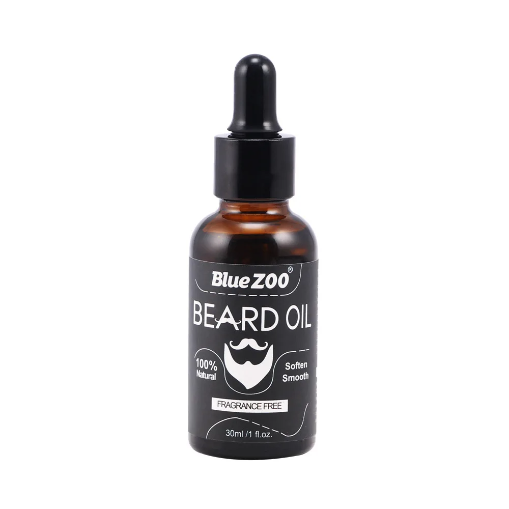 30ml bluezoo Beard Wax Oil Tasteless Sandalwood Orange Eucalyptus 4 Taste Gift for Men Hot Selling | Красота и здоровье