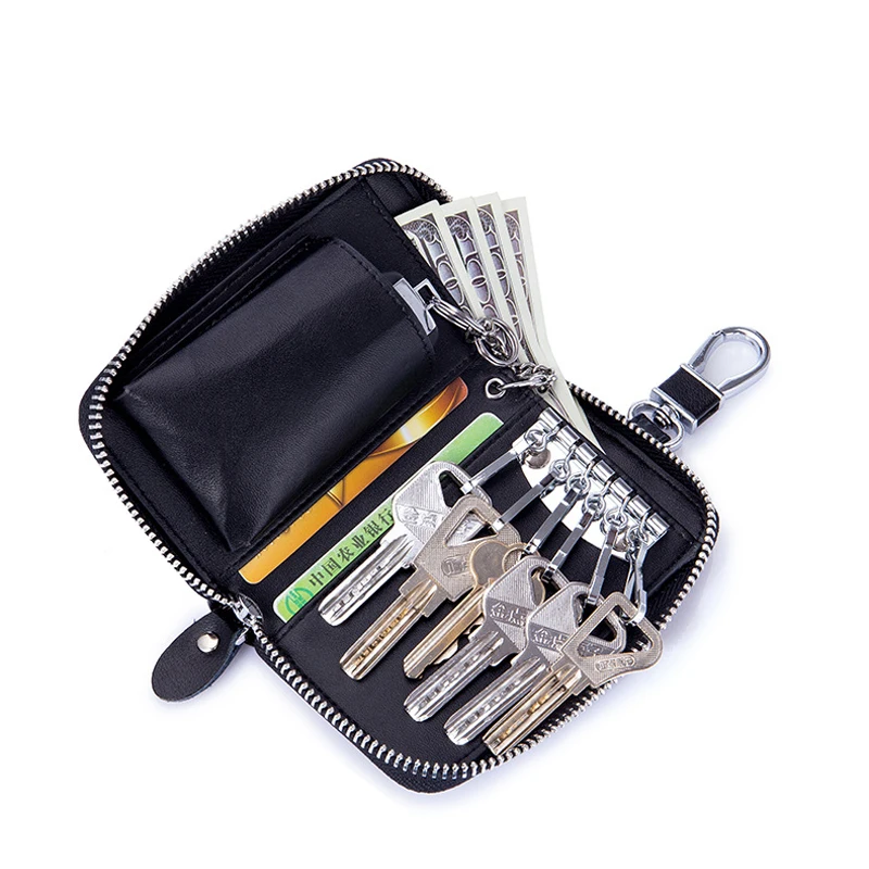 Кошелек для ключей из натуральной кожи мужчин и женщин модный брендовый