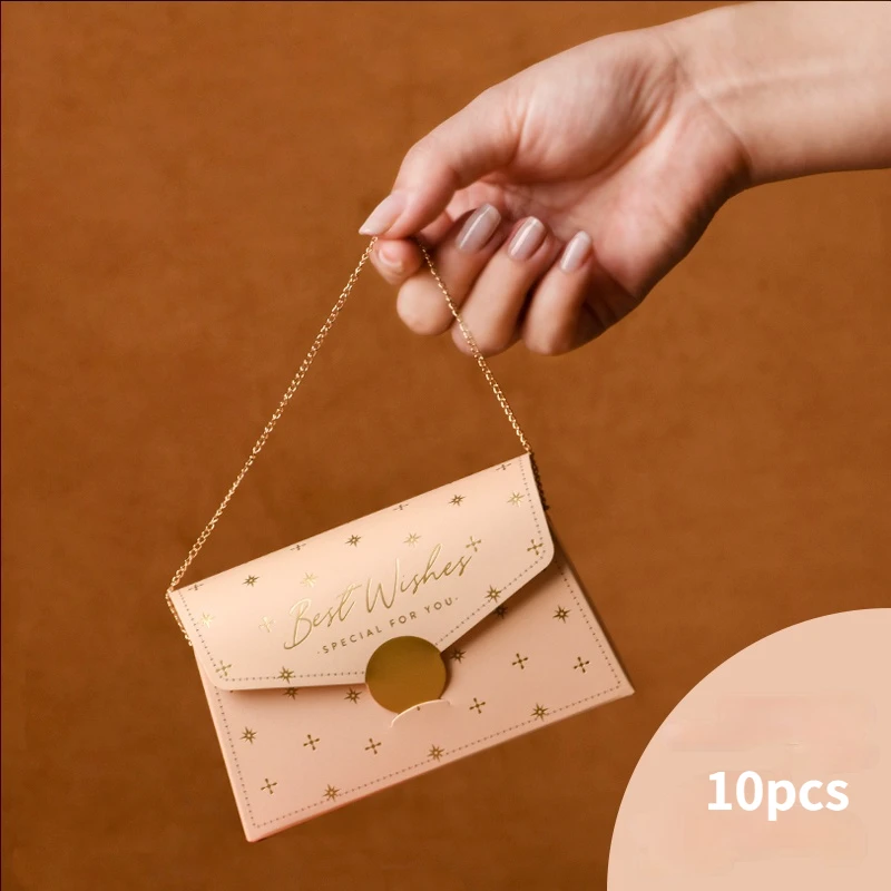 10cs милый носок мешок форме картонные коробки Коробки с ручками свадебные