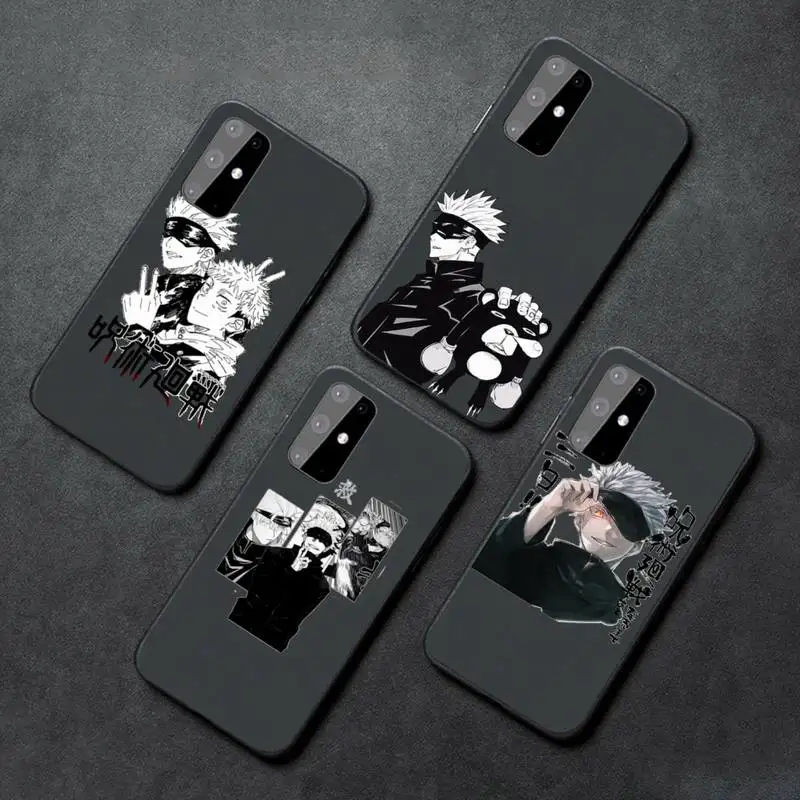 

Jujutsu Kaisen Satoru Gojo anime Phone Case For Samsung galaxy S 7 8 9 10 20 edge A 6 10 20 30 50 51 70 note 10 plus
