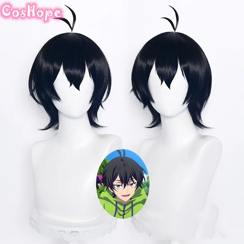 

Sk8 the Infinity Miya Cosplay 33cm Wig Short Black Wig Cosplay Anime Cosplay Wigs Heat Resistant Synthetic Wigs Halloween