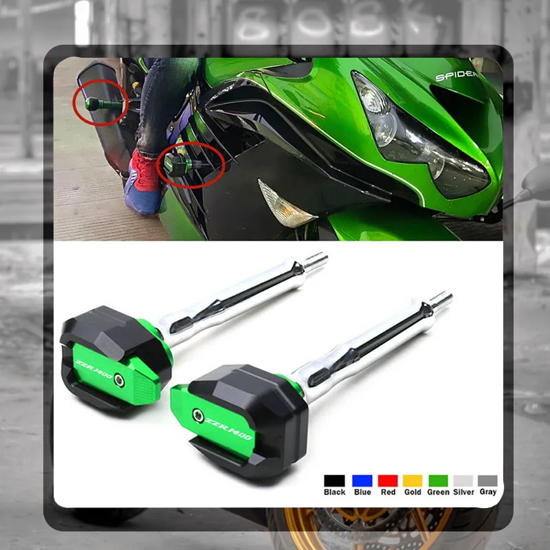 Для KAWASAKI ZZR1400 ZZR 1400 2010 2018 2017 защитная рама для мотоцикла слайдер защита от падения