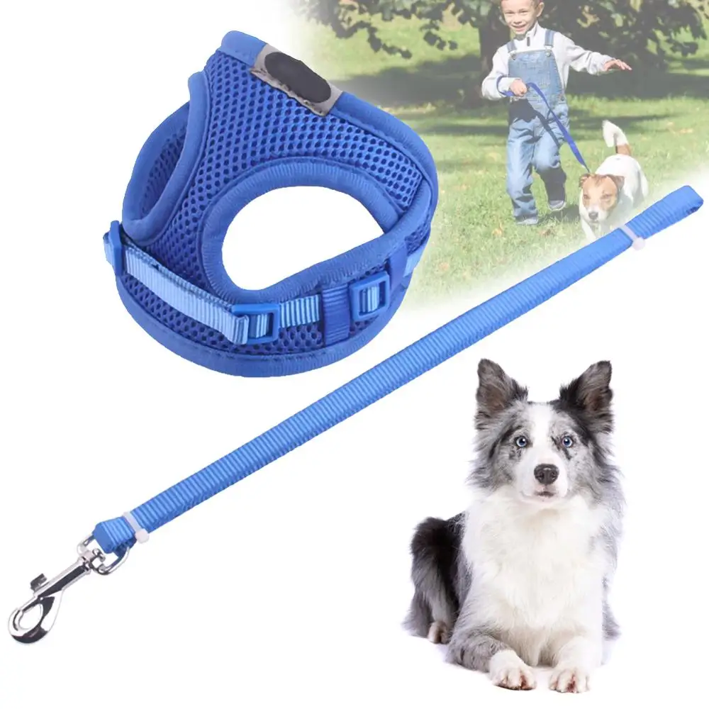 Ошейник для домашних животных сетчатый нагрудный ремень персонализированный