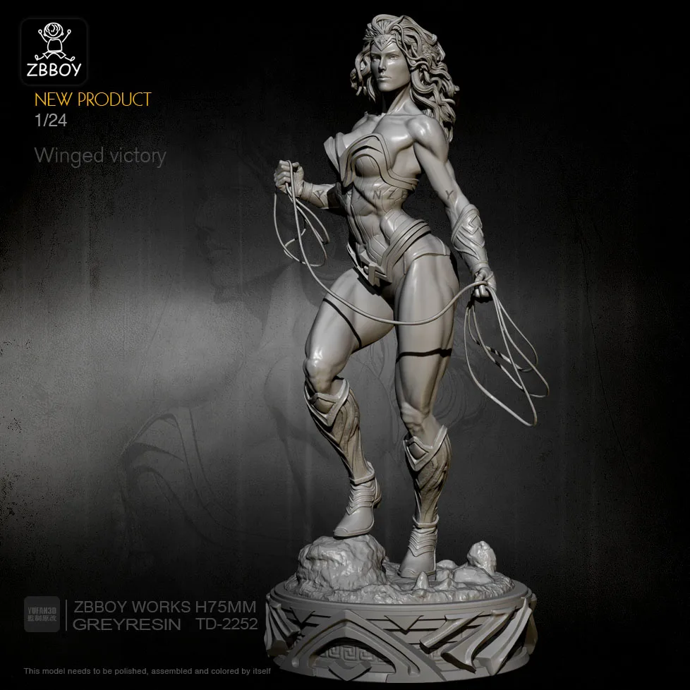

1/24 Resin Figure Kits Goddess with rope Model Self-assembled TD-2252