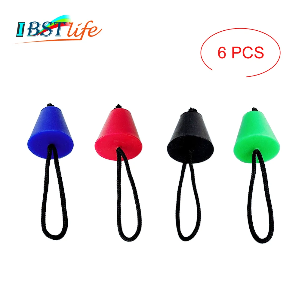 

6X Universal Scupper Plug Stopper Bung Drain Holes Accessories Dinghy Kayak Inflatable Boat Canoe Rowing Marine Boat Cord Rope