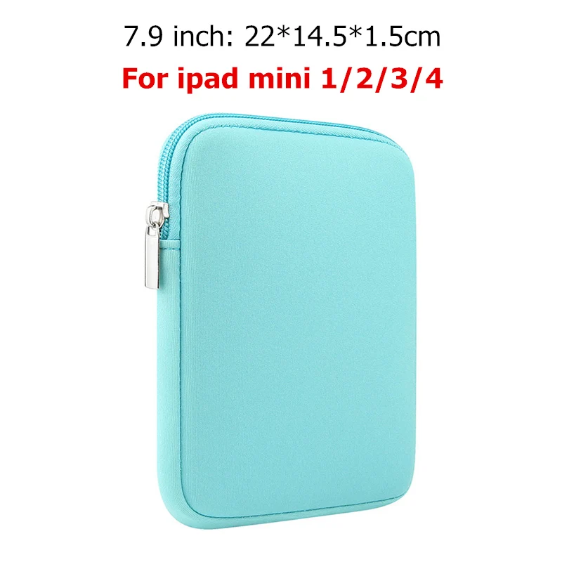 blue 7.9 inch BinFul Прочный шерстяной войлок ручной портативный рукав сумка для планшета чехол для iPad Mini 1 2 3 4, для iPad Air 1 2 для Kindle - Цвет: blue 7.9 inch