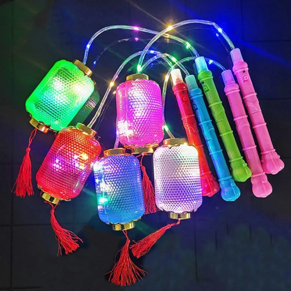 

Luminous Colorful Handheld Cylindrical Projection Creative LED Lantern Toy with Handle Cartoon Lanterns Halloween Child Toy