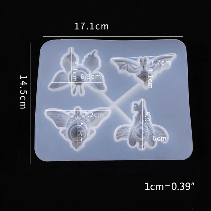 

Resin Crystal Epoxy Mold Devil's Eye Owl Semi-Three-dimensional Jewelry Mould 203B