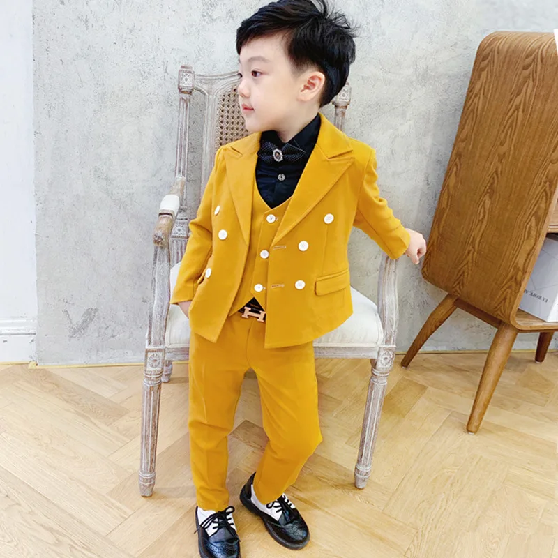 Зимние костюмы для мальчиков и девочек детская одежда свадебное платье детский