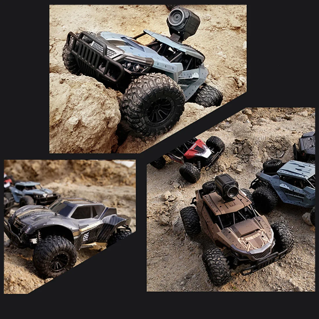 Rowsfire 1:16 2,4G 25 км/ч высокоскоростной Радиоуправляемый внедорожник Дрифт автомобиль монстр грузовик RC альпинистский автомобиль с wifi 720P HD камерой