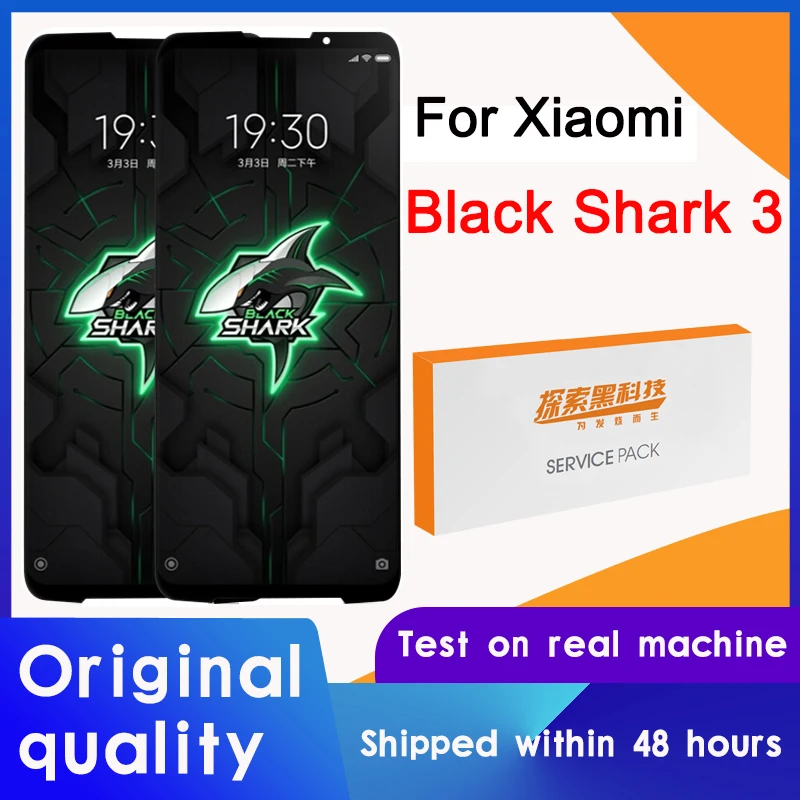 Оригинальный 6 67 ''ЖК дисплей экран Замена для Xiaomi Black Shark 3 AMOLED LCD сенсорный