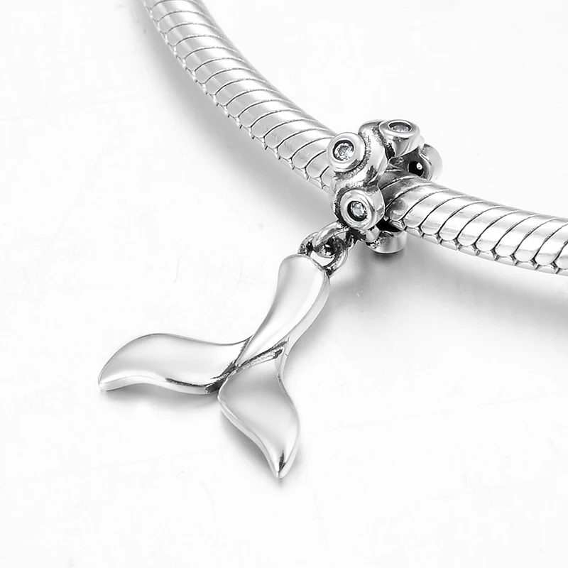 Кулон хвост русалки Женский из серебра 925 пробы | Украшения и аксессуары