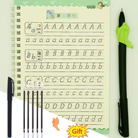 reusable copybook for calligraphy learning 26 english letters groove children calligraphy handwriting practice books baby toys