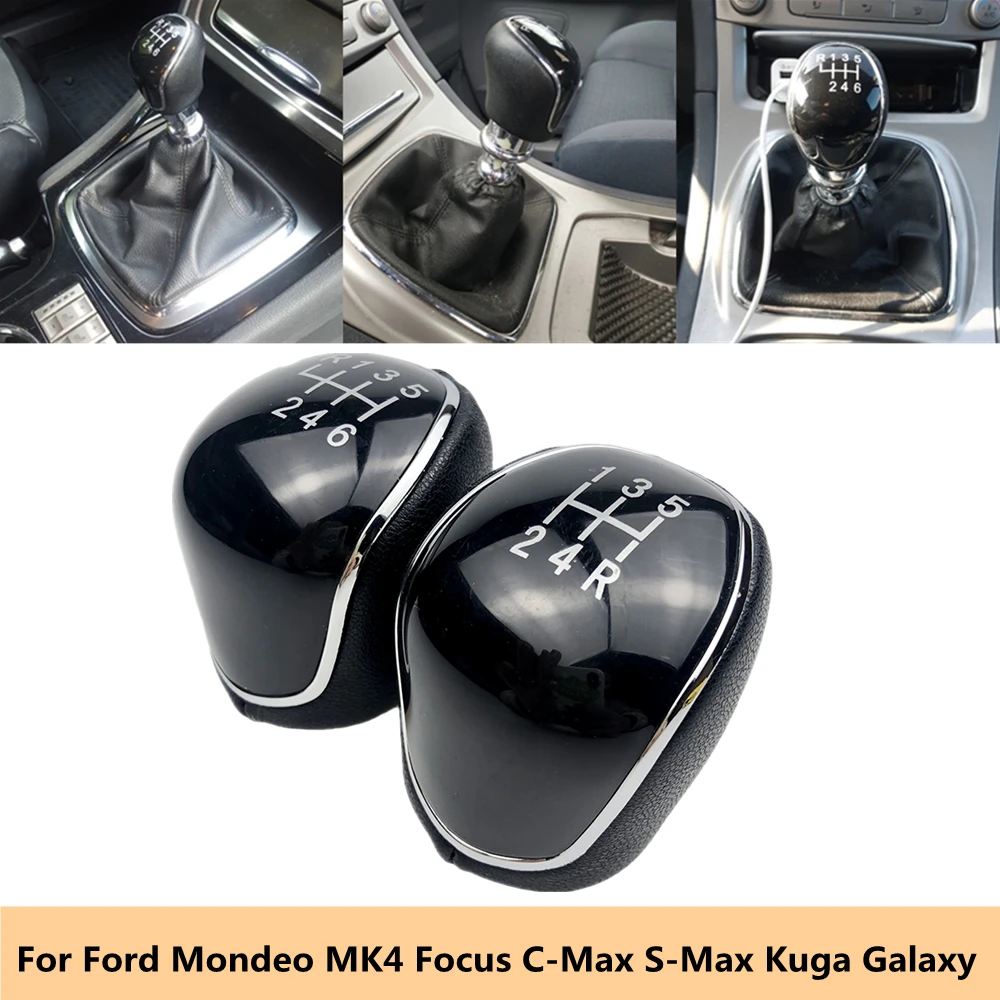 Gear Shift Knob Pen For Ford Mondeo MK4 Focus MK2 MK3 C-Max S-Max Kuga Galaxy MK2 2007 2008 2009 2010 2011 2012 2013 2014 2015