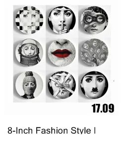 Горячая rosenthal Piero fornasetti тарелки Красивые иллюстрации подвесные декоративные ремесленные блюда для дома/отеля/бара фоновое украшение тарелка