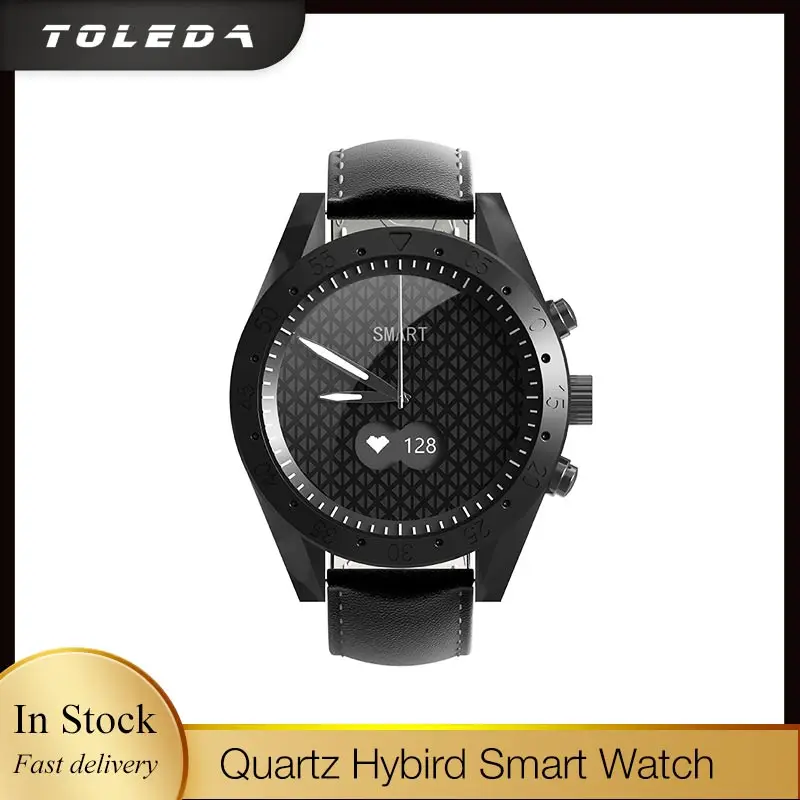 

Спортивные кварцевые Смарт-часы Toleda T4, фитнес-браслет с пульсометром, кровяным давлением, гибридные часы SpO2 для мужчин и женщин