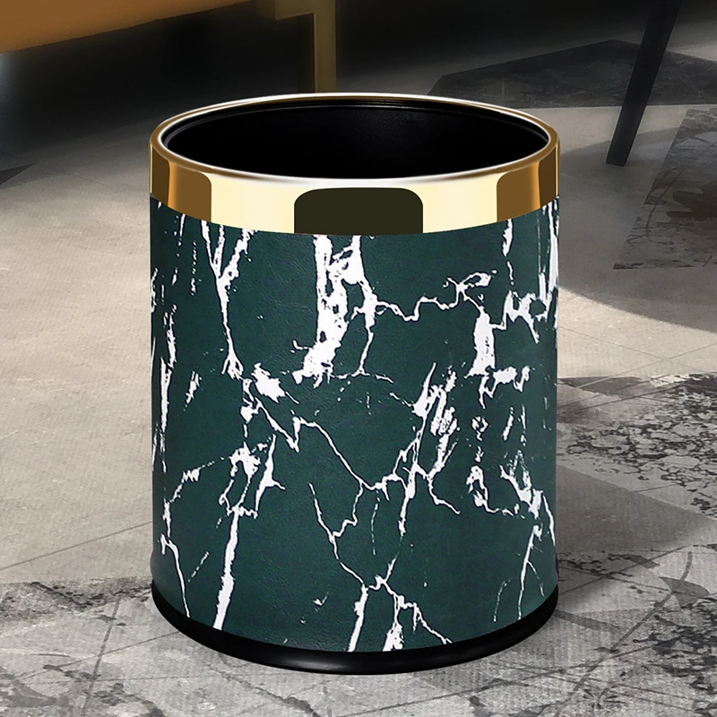 

Luxury Home Trash Can Creative Recycle Bin Waste Bin Foldable Garbage Bin Diaper Trash Can Prullenbak Badkamer Household Eg50lj