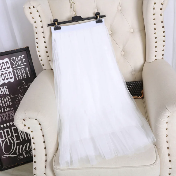 Женская винтажная юбка с высокой талией длинная Плиссированная Юбка пачка из