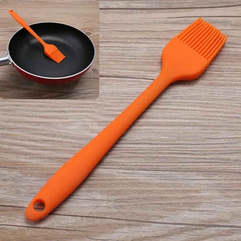 

Barbecue Silicone Oil Brush Grill Tool Pastry Cookie Kitchen Cook Brush with Handle Baking BBQ Tools For BBQ Kitchen Accessories