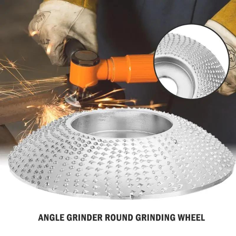 

Tungsten Carbide Wooden Angle Grinding Wheel Polishing Circle Abrasive Disc Woodworking Sanding Carving Rotary Gadgets