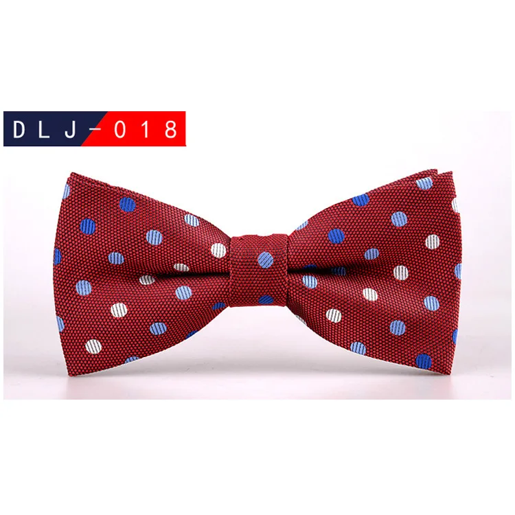

Linbaiway Mens Bowtie for Women Formal Necktie Polyester Business Wedding Gifts for Men Male Dress Shirt Dot Bow Tie Custom Logo