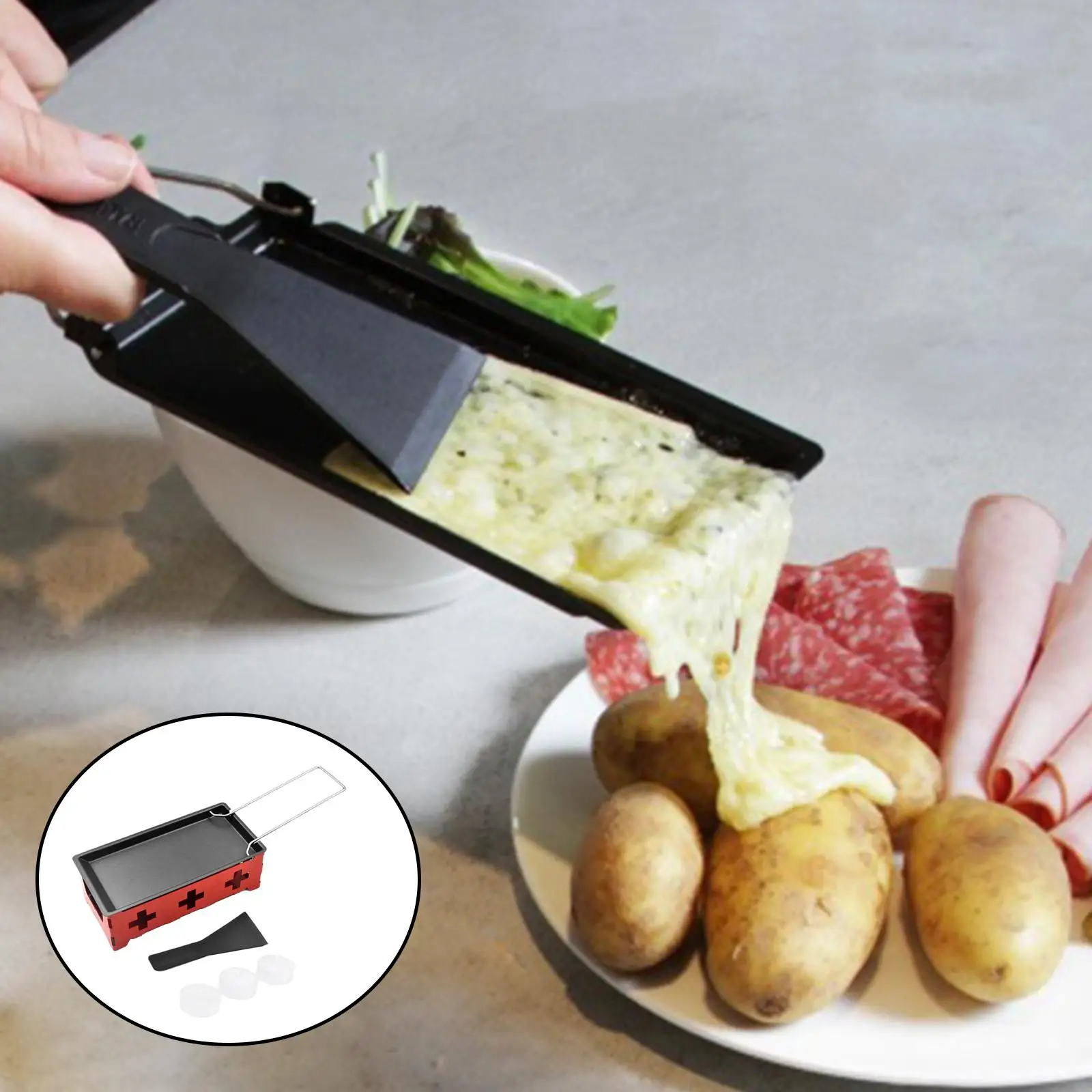 Сковорода для плавки сыра сковорода при свечах инструмент гриля антипригарная