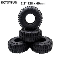 4pcs 2 2 rubber rock crawler tyre tires accessories for axial scx10 wraith trx 4 replacement upgrade parts