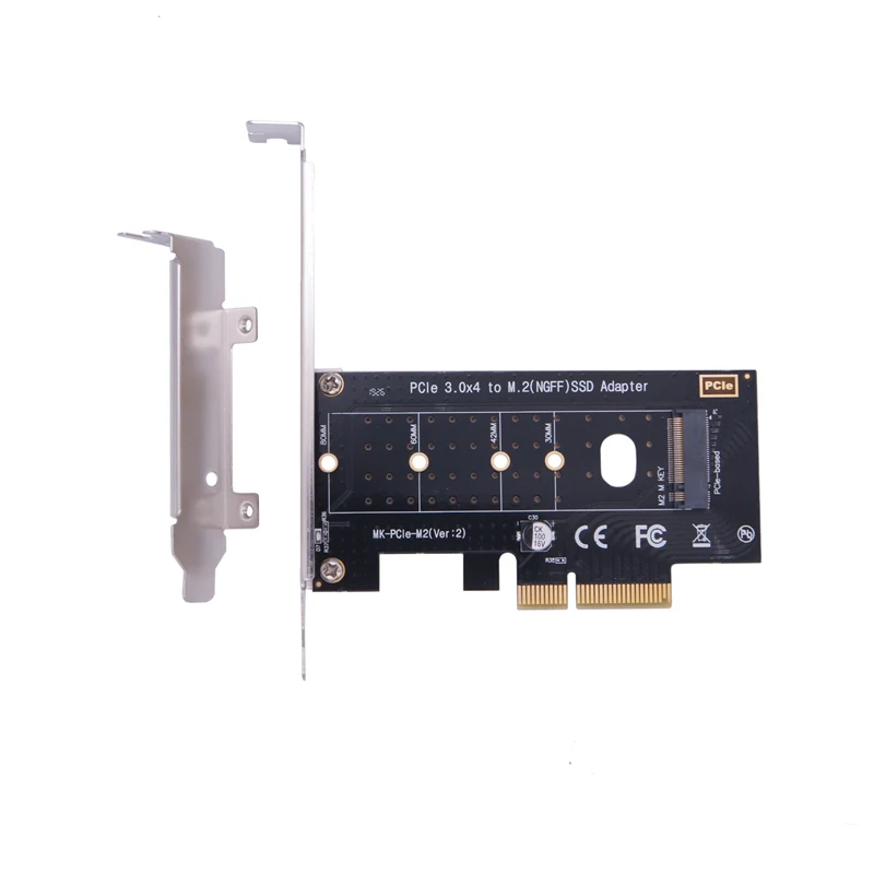 адаптер m 2 nvme ssd ngff на pcie x4 интерфейсна