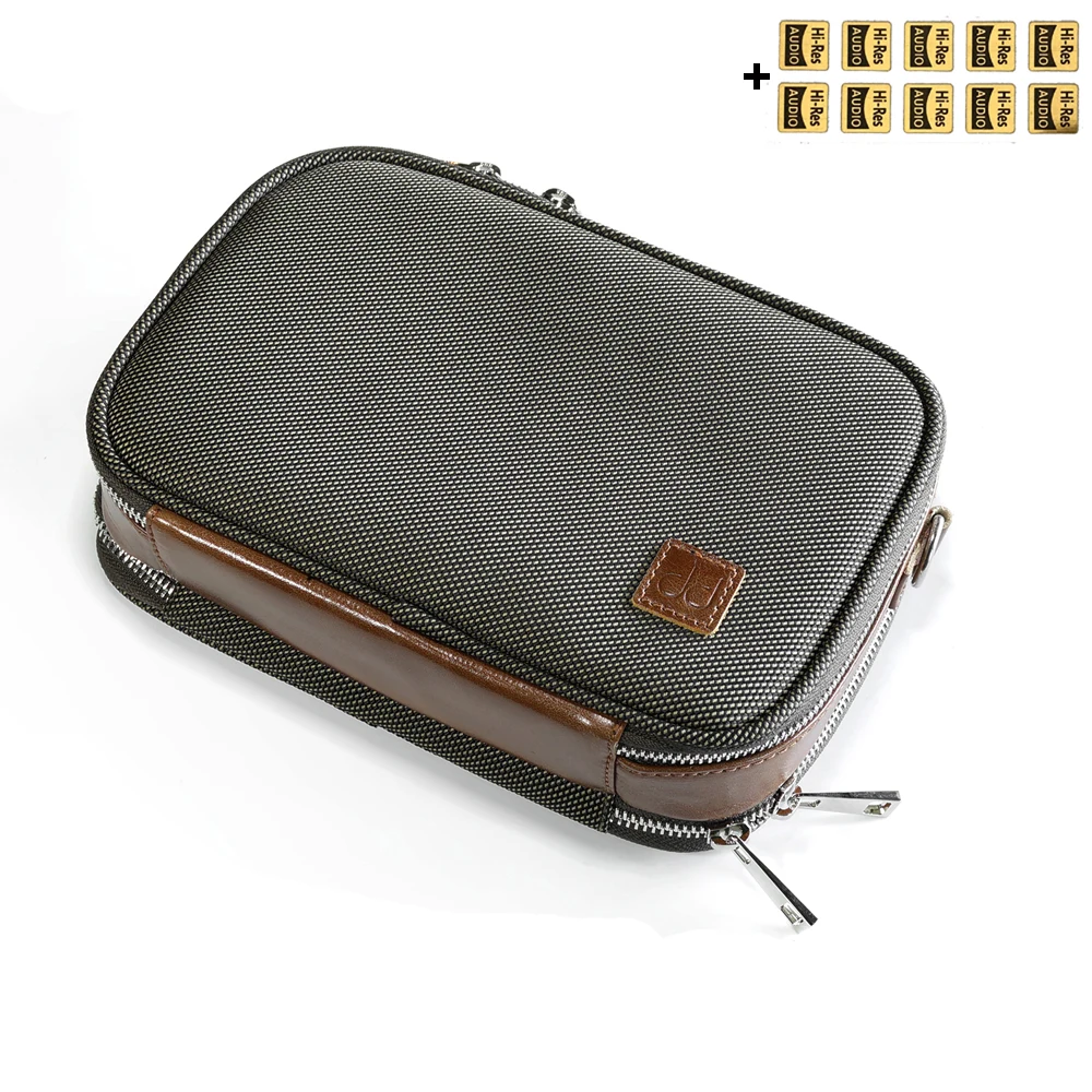 DD ddHiFi C-2020 HiFi Carrying Case Storage Bag for Audiophiles,DAP, DAC and Headphone Protective Bag(Brown)