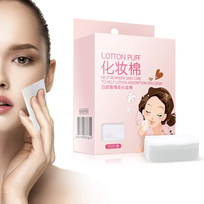 100 шт. набор инструментов Мягкий хлопок колодки салфетки по уходу за кожей лица